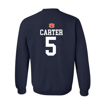 Auburn - NCAA Baseball : Bristol Carter - Replica Shersey Crewneck Sweatshirt-1