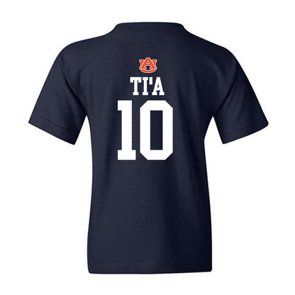 Auburn - NCAA Football : Tristan Ti'a - Replica Shersey Youth T-Shirt-1