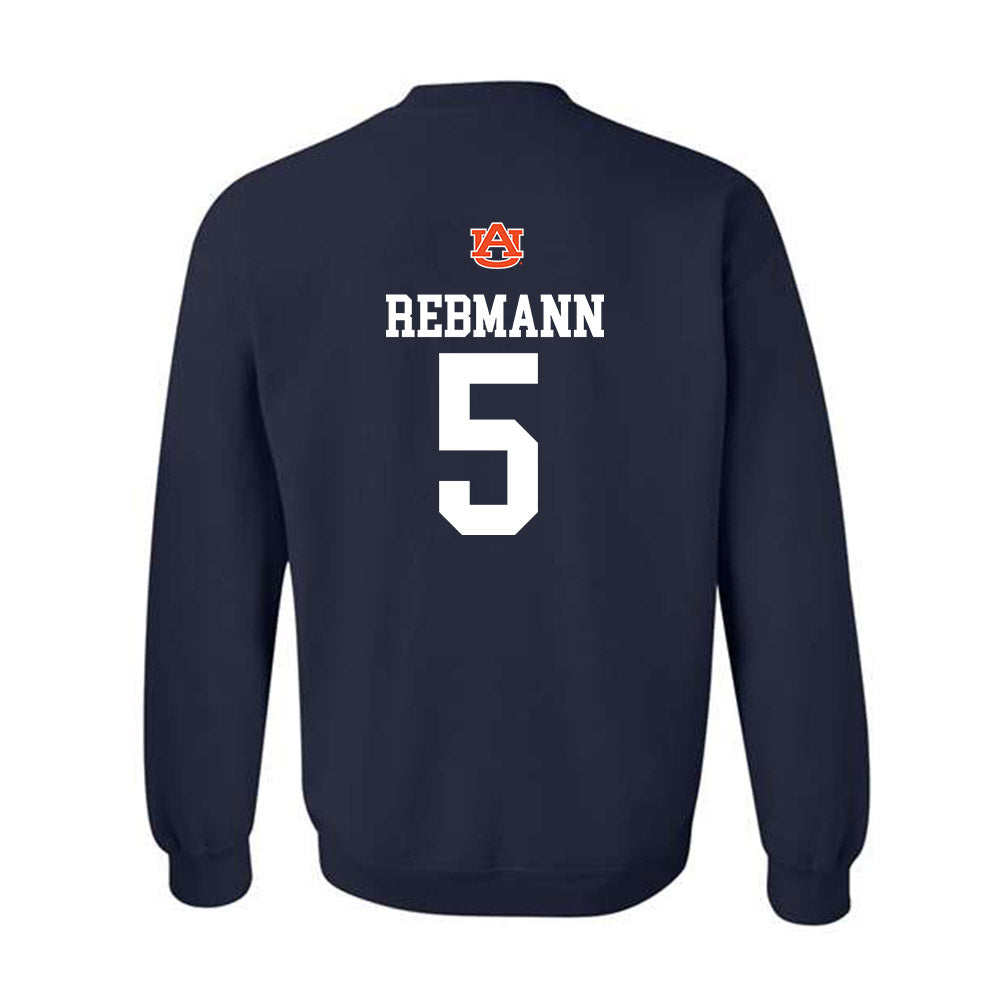 Auburn - NCAA Women's Soccer : Ellie Rebmann - Replica Shersey Crewneck Sweatshirt-1