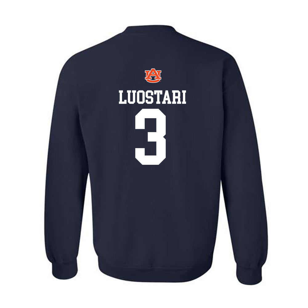 Auburn - NCAA Softball : Melania Luostari - Replica Shersey Crewneck Sweatshirt-1