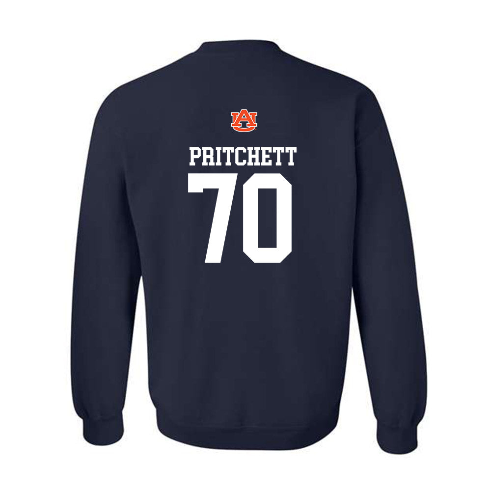 Auburn - NCAA Football : Parker Pritchett - Replica Shersey Crewneck Sweatshirt-1