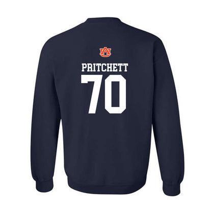Auburn - NCAA Football : Parker Pritchett - Replica Shersey Crewneck Sweatshirt-1