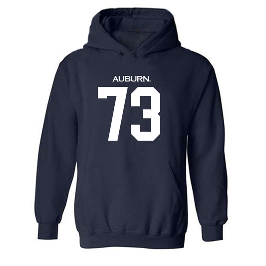 Auburn - NCAA Football : Mykall Lundy-Foster - Replica Shersey Hooded Sweatshirt-0