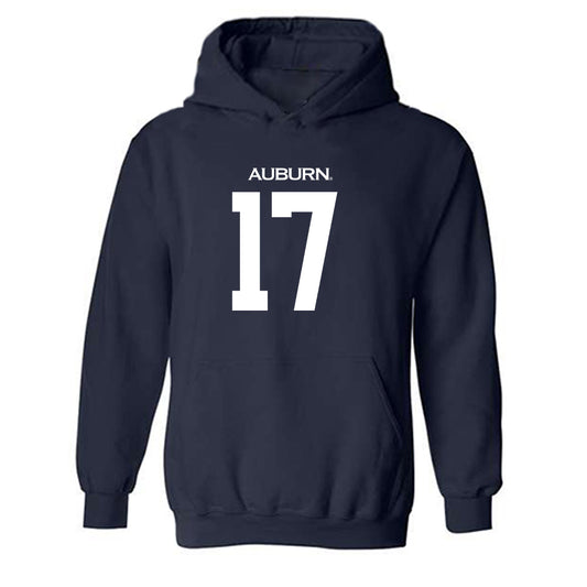 Auburn - NCAA Women's Soccer : Allison Goodwin - Replica Shersey Hooded Sweatshirt-0