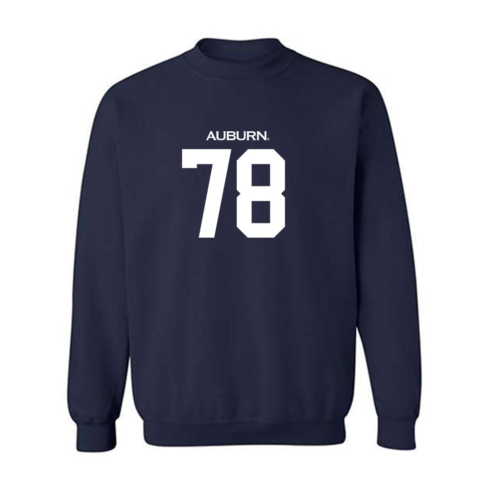 Auburn - NCAA Football : Mason Mathis - Replica Shersey Crewneck Sweatshirt-0
