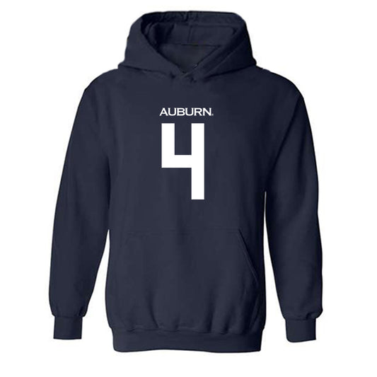 Auburn - NCAA Football : Jeremiah Koger - Replica Shersey Hooded Sweatshirt-0