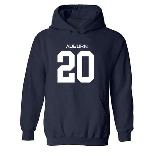 Auburn - NCAA Baseball : Marcel Kulik - Replica Shersey Hooded Sweatshirt-0