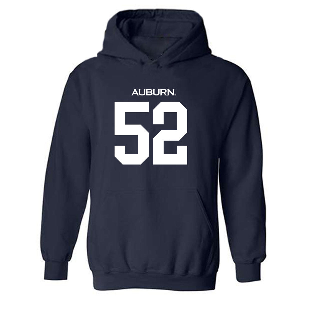 Auburn - NCAA Football : Deryc Plazz - Replica Shersey Hooded Sweatshirt-0