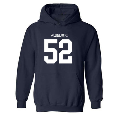 Auburn - NCAA Football : Deryc Plazz - Replica Shersey Hooded Sweatshirt-0