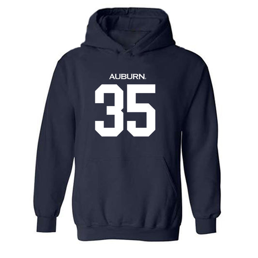 Auburn - NCAA Women's Basketball : Quanirah Montague - Replica Shersey Hooded Sweatshirt-0