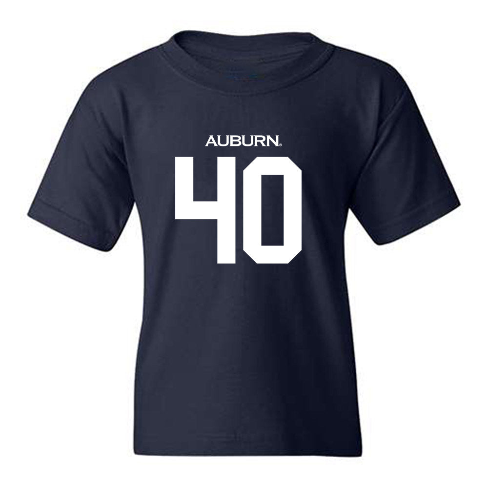 Auburn - NCAA Baseball : Wade Shelley - Replica Shersey Youth T-Shirt-0