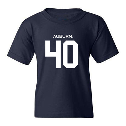 Auburn - NCAA Baseball : Wade Shelley - Replica Shersey Youth T-Shirt-0