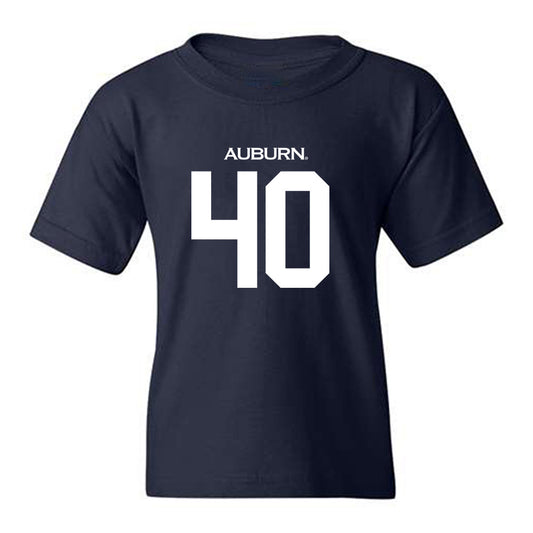 Auburn - NCAA Baseball : Wade Shelley - Replica Shersey Youth T-Shirt-0