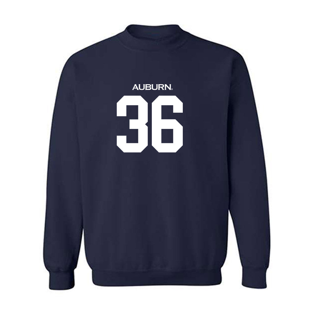 Auburn - NCAA Baseball : Jackson Sanders - Replica Shersey Crewneck Sweatshirt-0