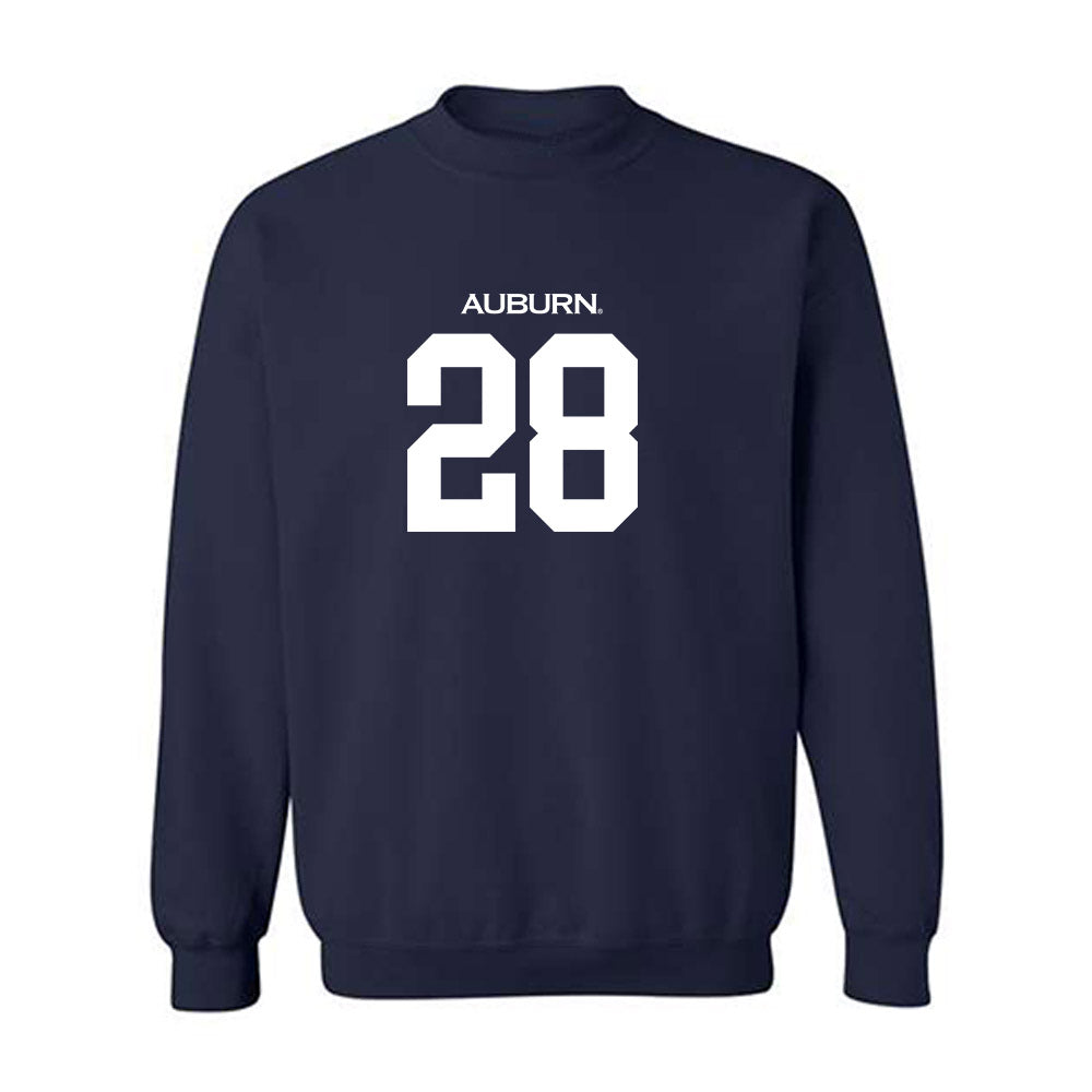 Auburn - NCAA Baseball : Carson Liedel - Replica Shersey Crewneck Sweatshirt-0