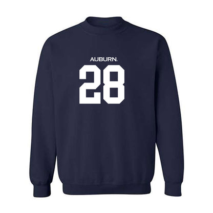 Auburn - NCAA Baseball : Carson Liedel - Replica Shersey Crewneck Sweatshirt-0