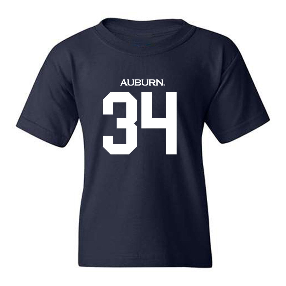 Auburn - NCAA Baseball : Logan Gregorio - Replica Shersey Youth T-Shirt-0