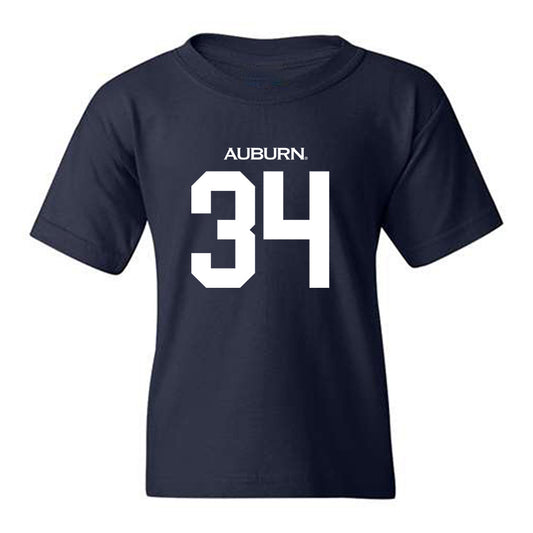 Auburn - NCAA Baseball : Logan Gregorio - Replica Shersey Youth T-Shirt-0