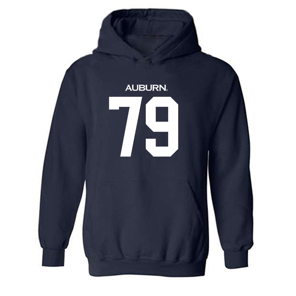 Auburn - NCAA Football : Tyler Johnson - Replica Shersey Hooded Sweatshirt-0