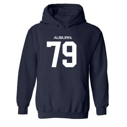 Auburn - NCAA Football : Tyler Johnson - Replica Shersey Hooded Sweatshirt-0