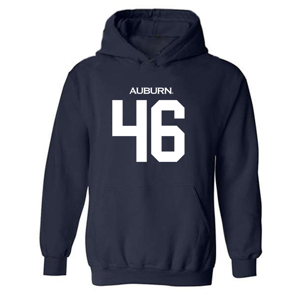 Auburn - NCAA Baseball : Saxon Roberts - Replica Shersey Hooded Sweatshirt-0