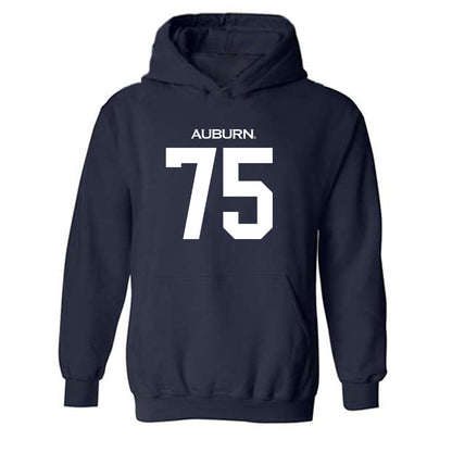Auburn - NCAA Football : Bear McWhorter - Replica Shersey Hooded Sweatshirt-0