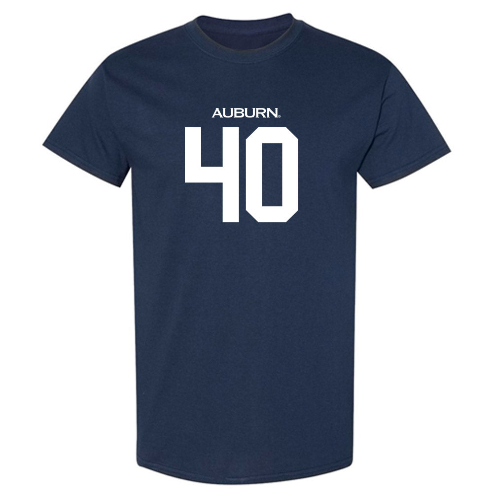 Auburn - NCAA Baseball : Wade Shelley - Replica Shersey T-Shirt-0