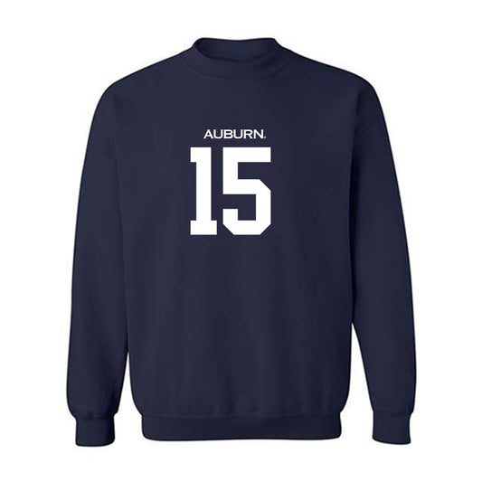 Auburn - NCAA Football : Brian Williams Jr. - Replica Shersey Crewneck Sweatshirt-0