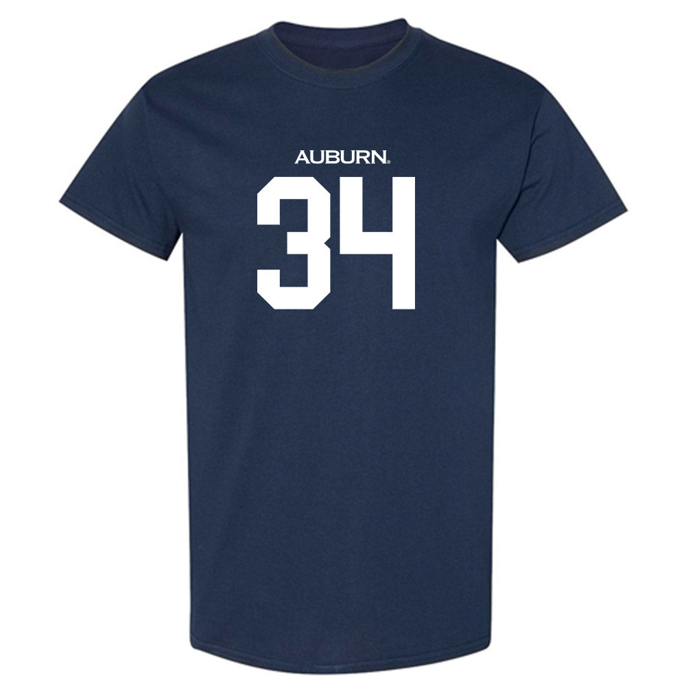 Auburn - NCAA Baseball : Logan Gregorio - Replica Shersey T-Shirt-0