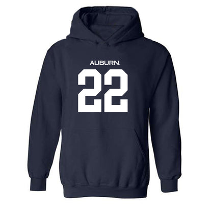 Auburn - NCAA Men's Basketball : Reed Trapp - Replica Shersey Hooded Sweatshirt