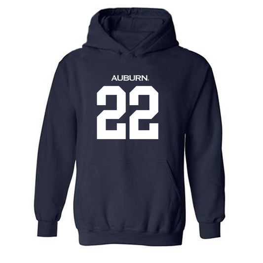 Auburn - NCAA Men's Basketball : Reed Trapp - Replica Shersey Hooded Sweatshirt