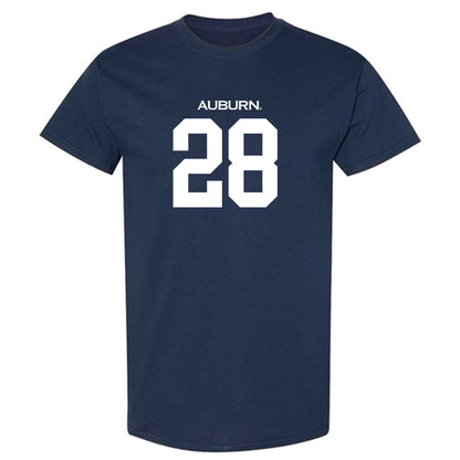 Auburn - NCAA Baseball : Carson Liedel - Replica Shersey T-Shirt-0