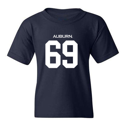 Auburn - NCAA Football : Jacob Strand - Replica Shersey Youth T-Shirt-0