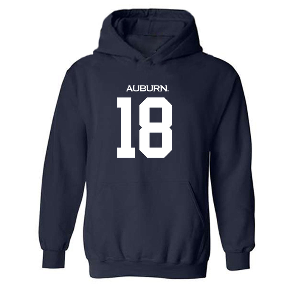 Auburn - NCAA Football : Samuel Turner - Replica Shersey Hooded Sweatshirt-0