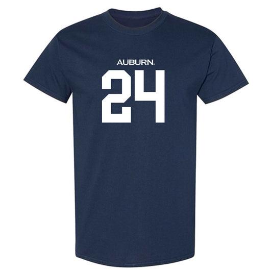Auburn - NCAA Baseball : Justice de Jong - Replica Shersey T-Shirt-0