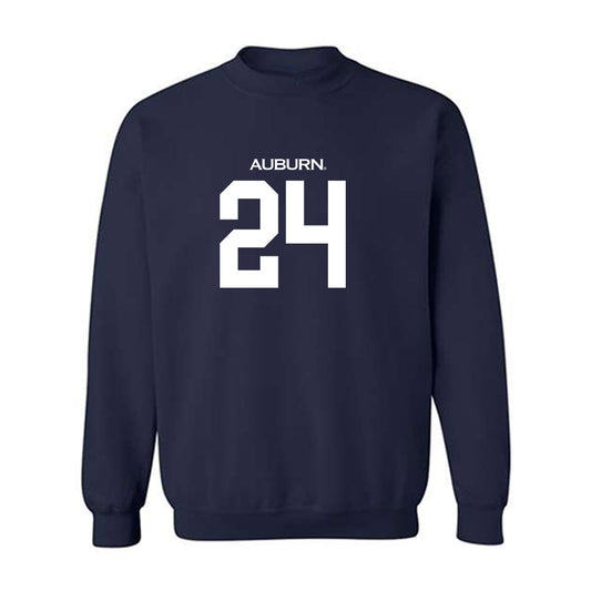 Auburn - NCAA Baseball : Justice de Jong - Replica Shersey Crewneck Sweatshirt-0