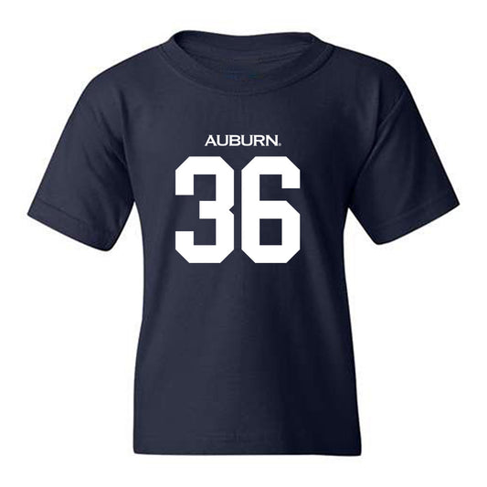 Auburn - NCAA Baseball : Jackson Sanders - Replica Shersey Youth T-Shirt-0