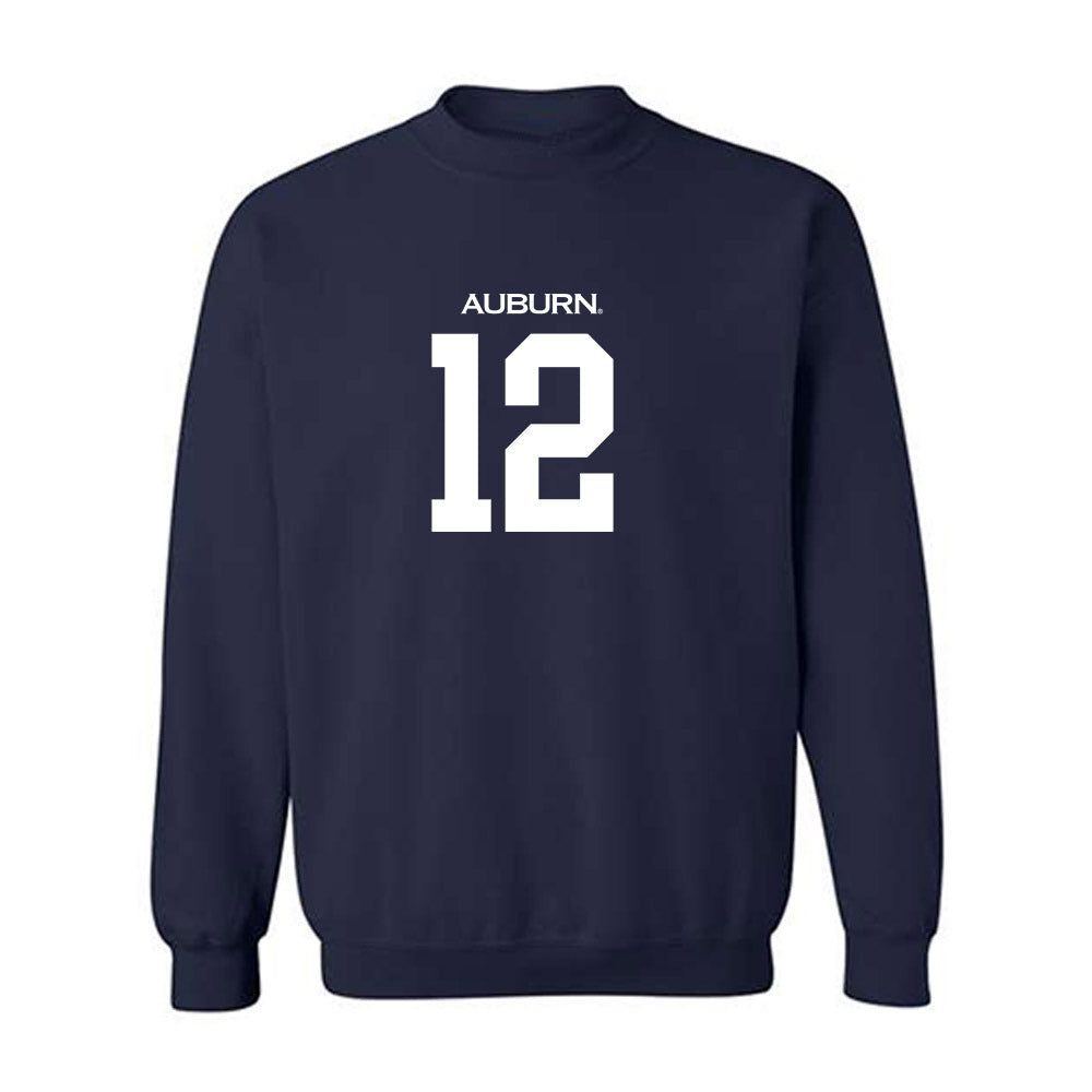 Auburn - NCAA Baseball : Garrett Brewer - Replica Shersey Crewneck Sweatshirt-0