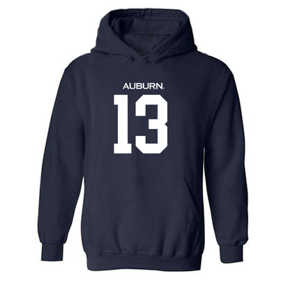 Auburn - NCAA Football : Chriskelly Murray - Replica Shersey Hooded Sweatshirt-0