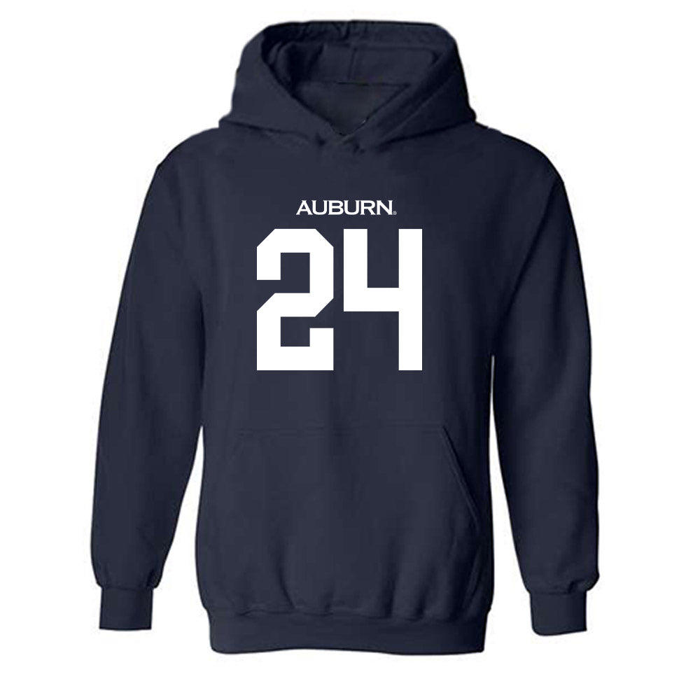 Auburn - NCAA Football : Nykahi Davenport - Replica Shersey Hooded Sweatshirt-0