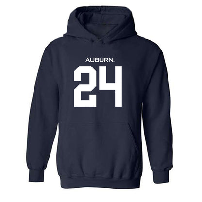 Auburn - NCAA Football : Nykahi Davenport - Replica Shersey Hooded Sweatshirt-0