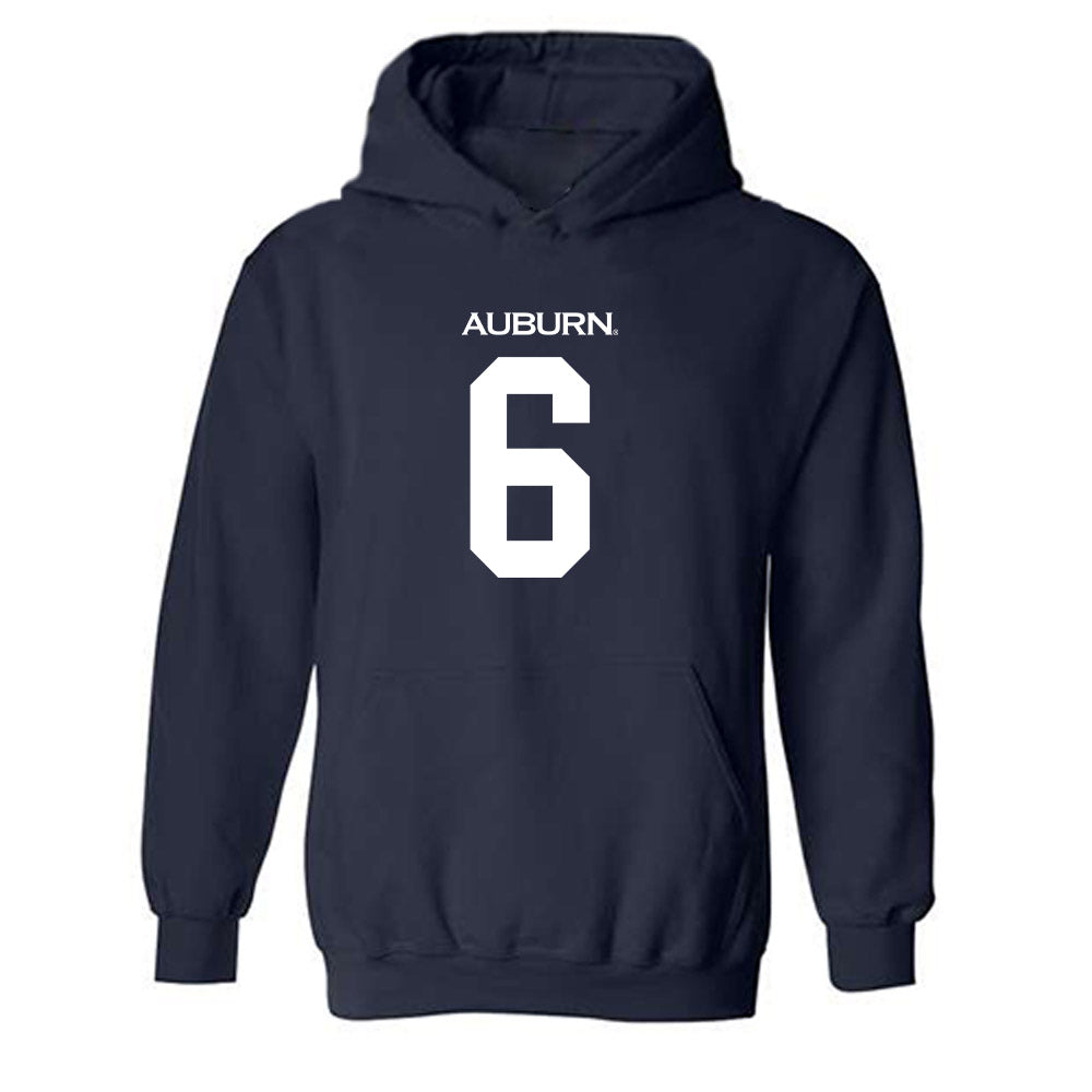 Auburn - NCAA Women's Basketball : Eva Garabadian - Replica Shersey Hooded Sweatshirt-0
