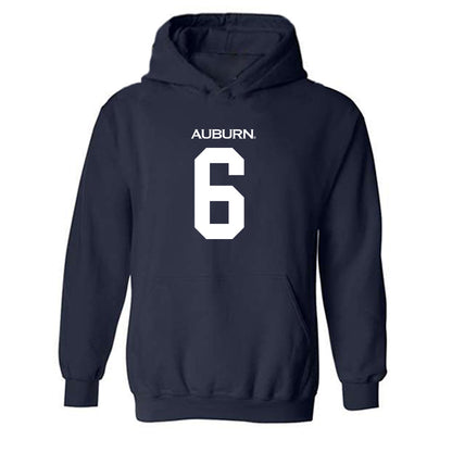 Auburn - NCAA Women's Basketball : Eva Garabadian - Replica Shersey Hooded Sweatshirt-0