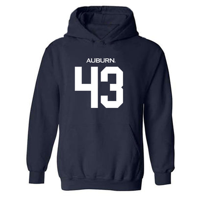 Auburn - NCAA Baseball : Alex Petrovic - Replica Shersey Hooded Sweatshirt