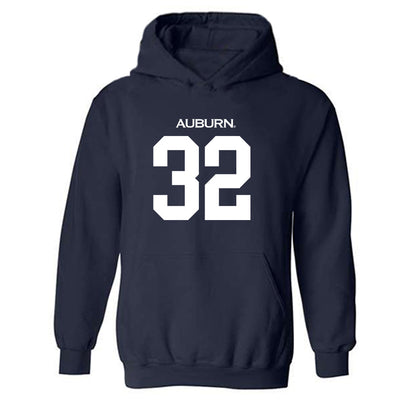 Auburn - NCAA Baseball : Griffin Graves - Replica Shersey Hooded Sweatshirt