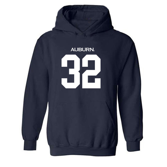 Auburn - NCAA Baseball : Griffin Graves - Replica Shersey Hooded Sweatshirt