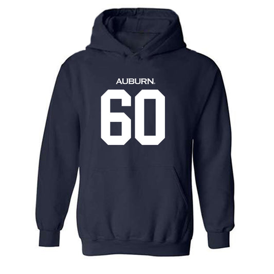 Auburn - NCAA Football : Cade Barnett - Replica Shersey Hooded Sweatshirt-0