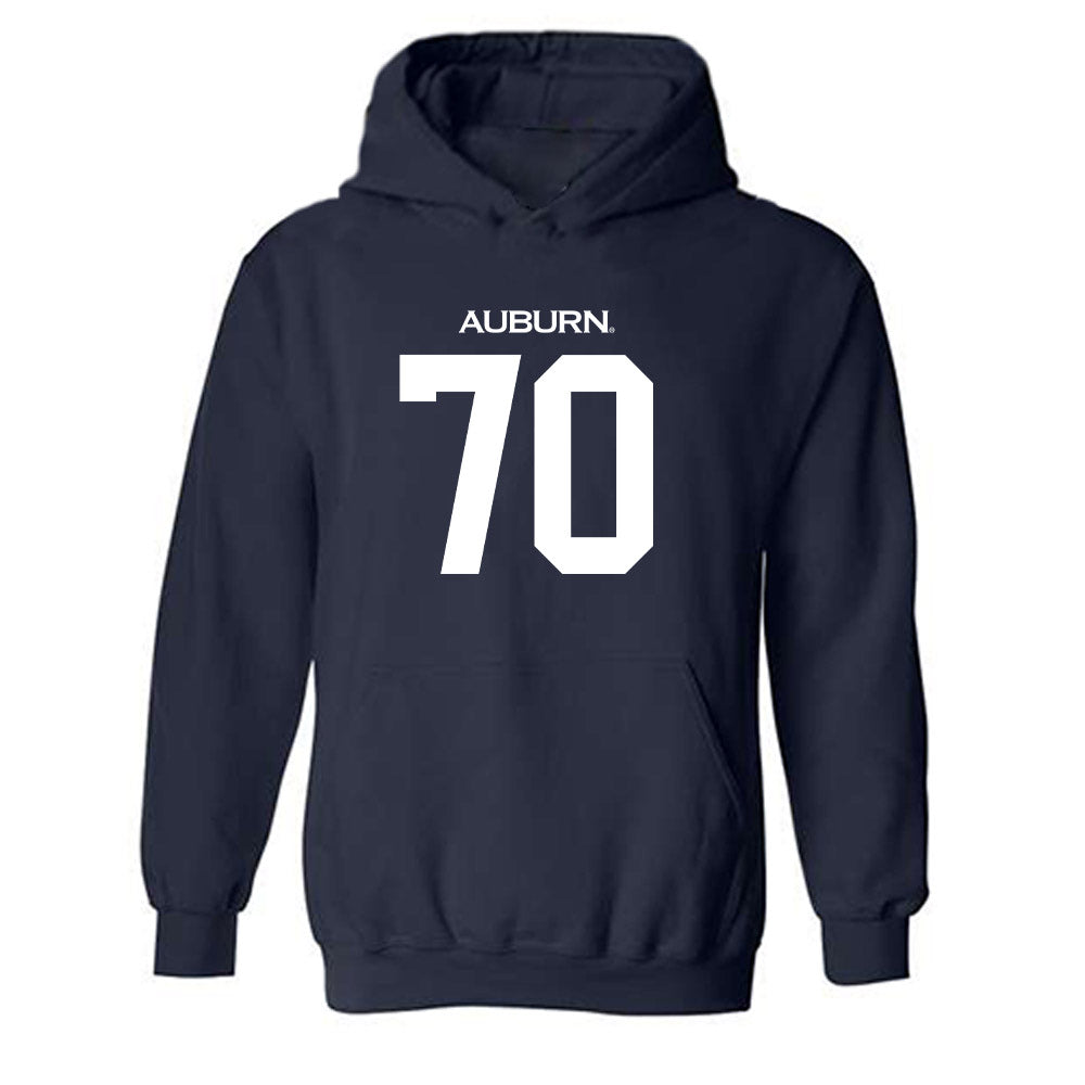 Auburn - NCAA Football : Parker Pritchett - Replica Shersey Hooded Sweatshirt-0