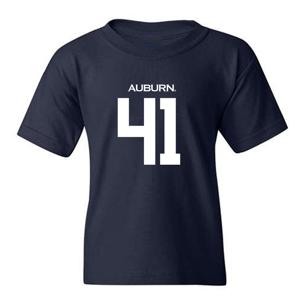 Auburn - NCAA Baseball : LJ Cormier - Replica Shersey Youth T-Shirt-0