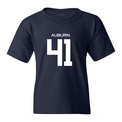 Auburn - NCAA Baseball : LJ Cormier - Replica Shersey Youth T-Shirt-0
